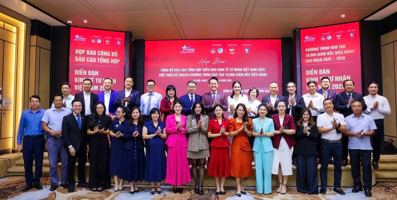 CHÚC MỪNG THÀNH CÔNG CHƯƠNG TRÌNH HỌP BÁO CÔNG BỐ BÁO CÁO TỔNG HỢP VPSF 2025